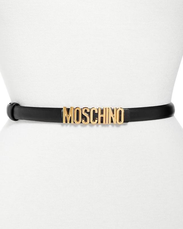 Moschino Logo Leather Belt Product Image