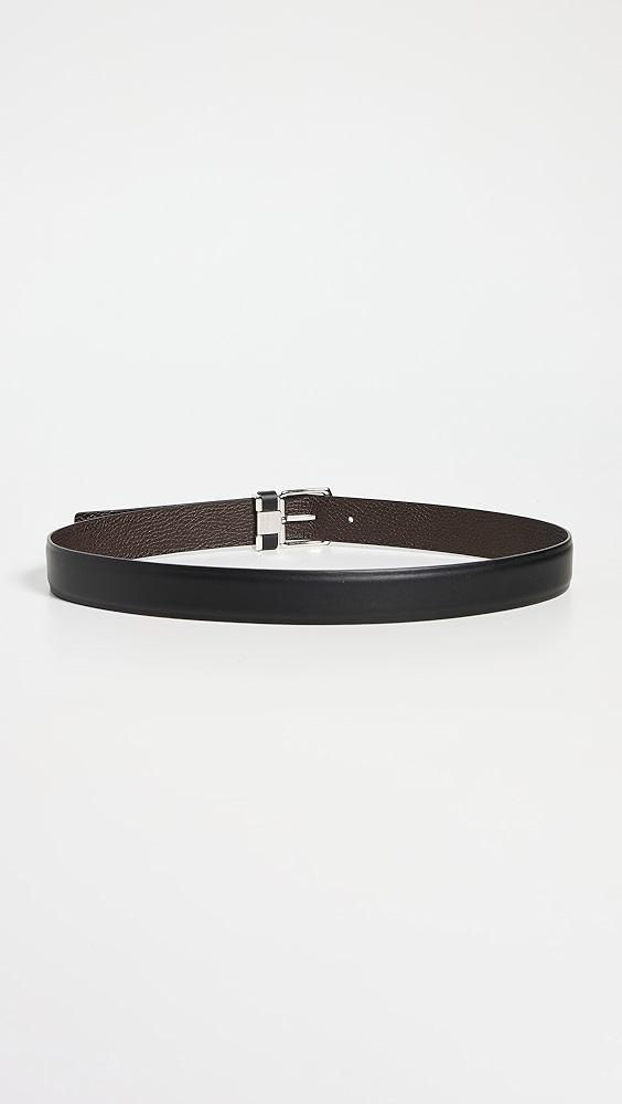 FERRAGAMO Square Buckle Reversible Leather Belt | Shopbop Product Image