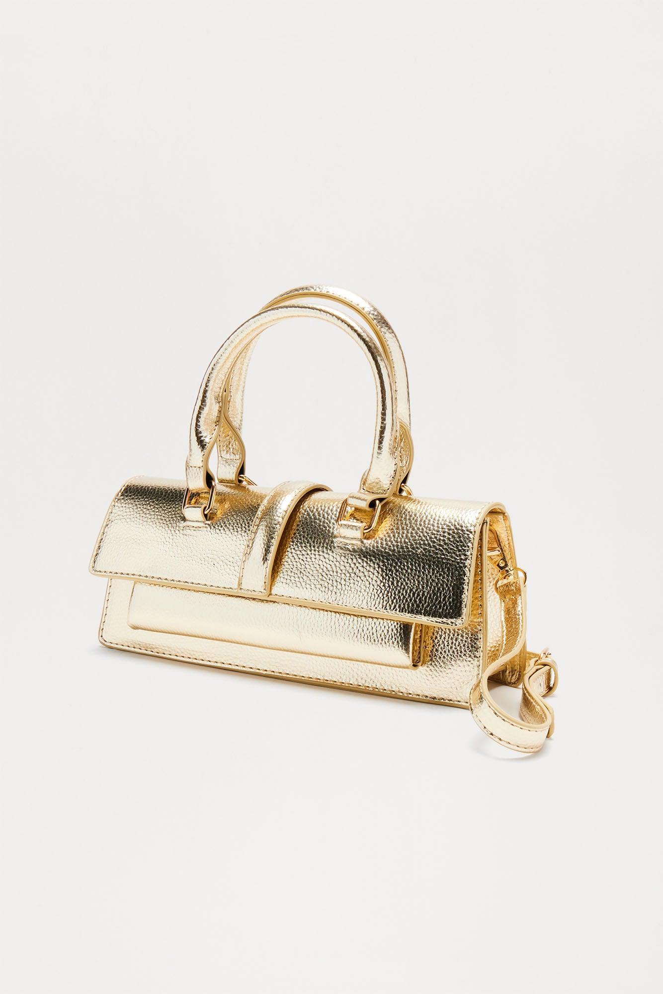 I Just Wanna Look At You Handbag - Gold Product Image