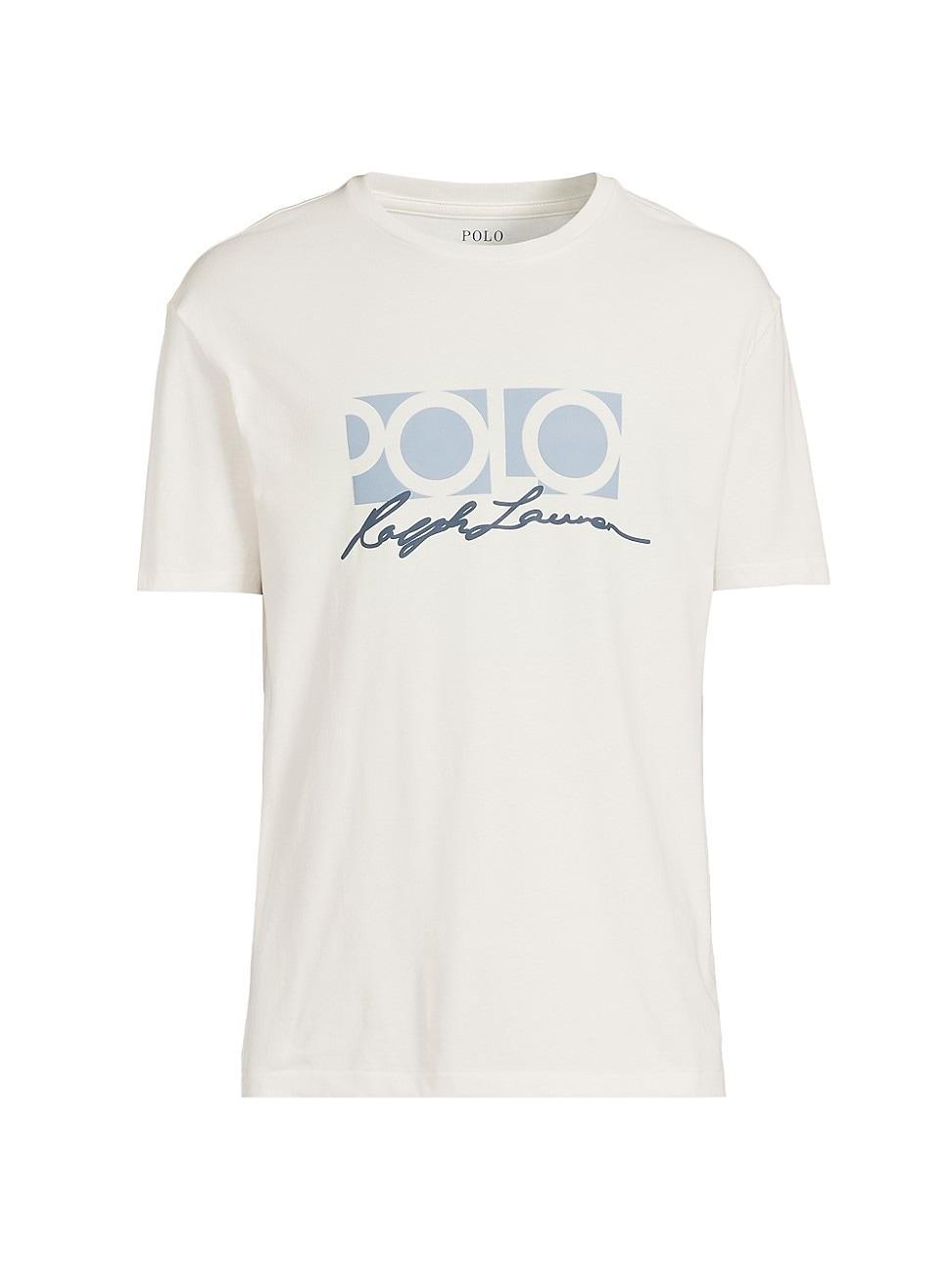 Polo Ralph Lauren Mens Script Logo Graphic T-Shirt Product Image