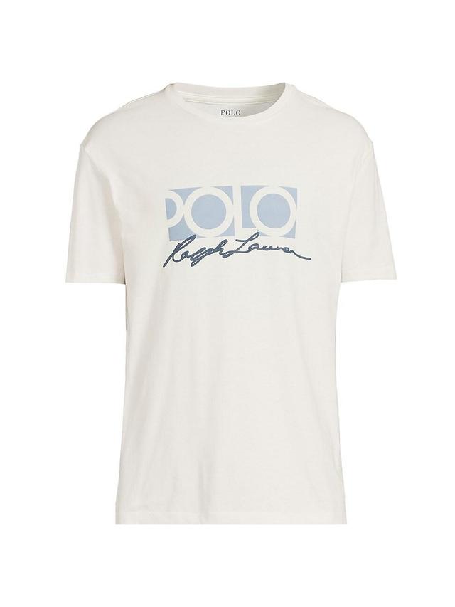 Polo Ralph Lauren Mens Script Logo Graphic T-Shirt Product Image