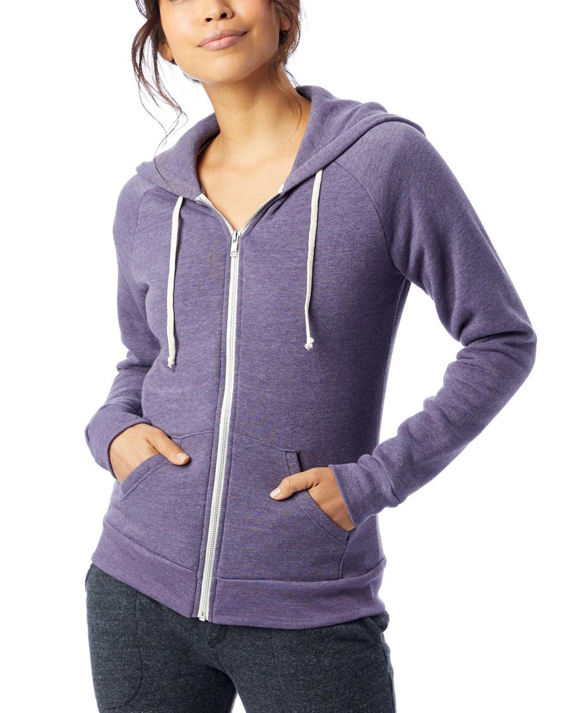 Alternative Apparel Adrian Fleece Womens Zip Hoodie Product Image