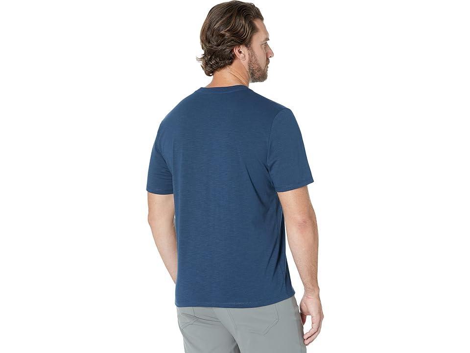 L.L.Bean Explorer Slub Tee Short Sleeve (Nautical Navy) Men's Clothing Product Image