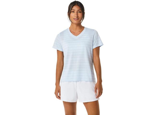 ASICS Women's Court Stripe Short Sleeve Top Product Image