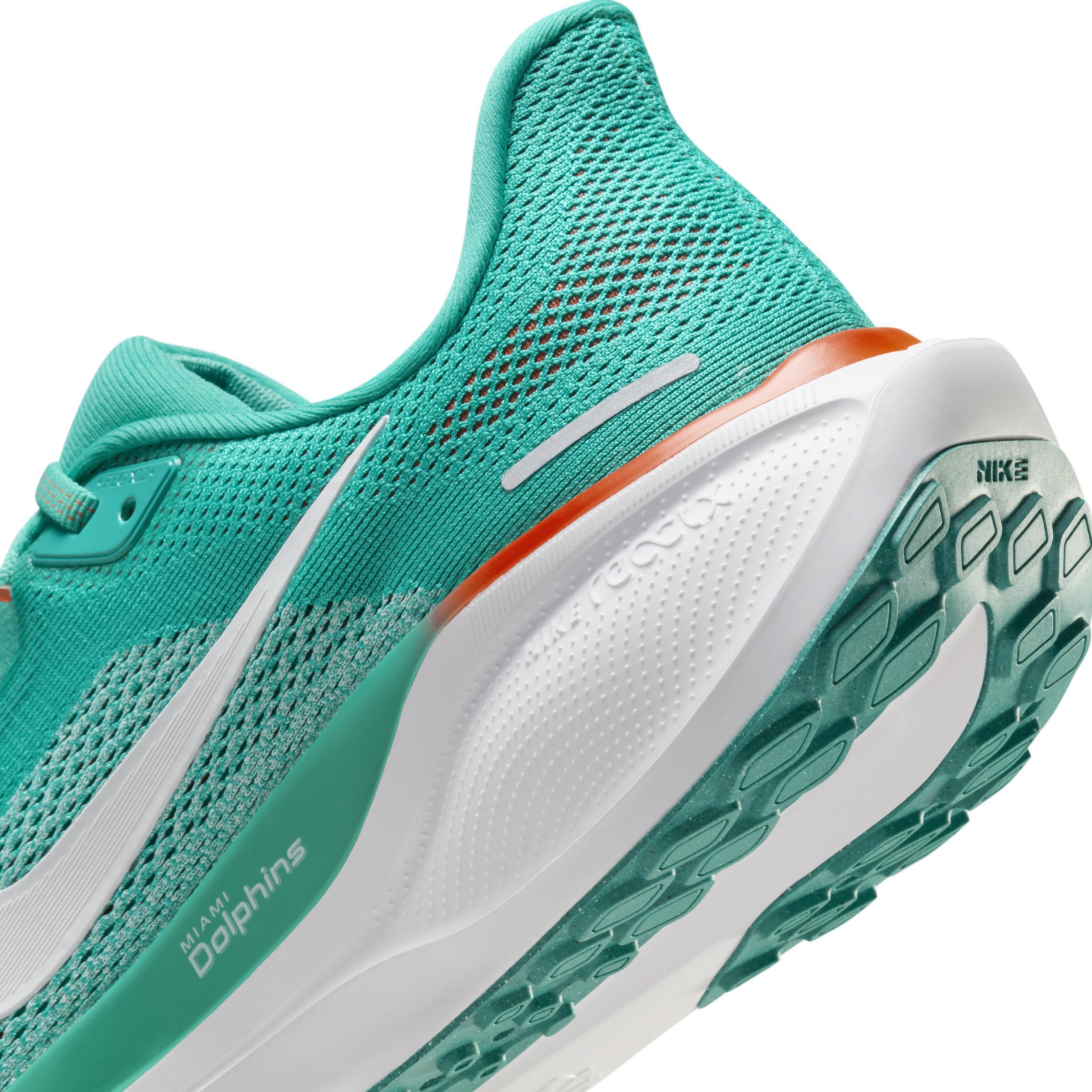 Nike Men's Pegasus 41 NFL Miami Dolphins Road Running Shoes Product Image