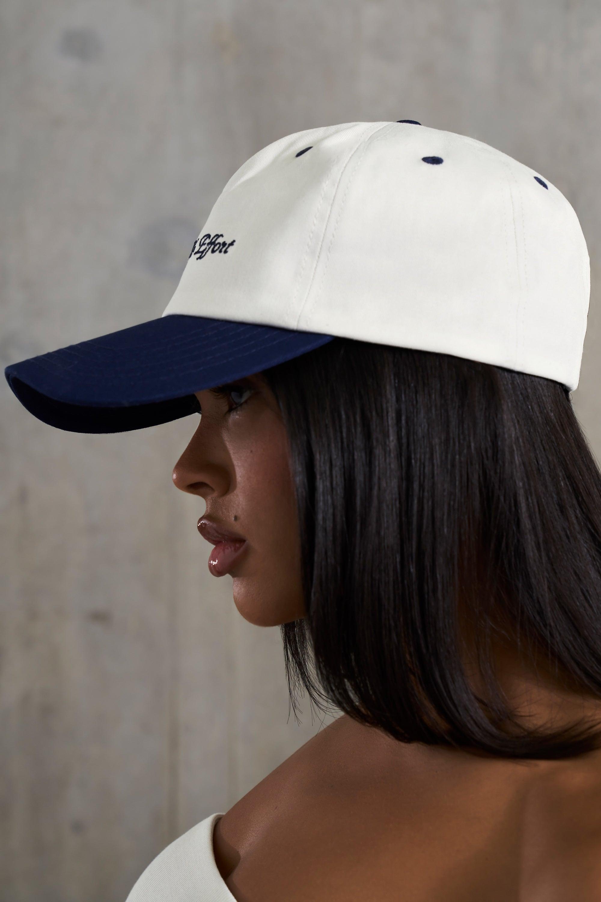 Baseball Cap in White Product Image