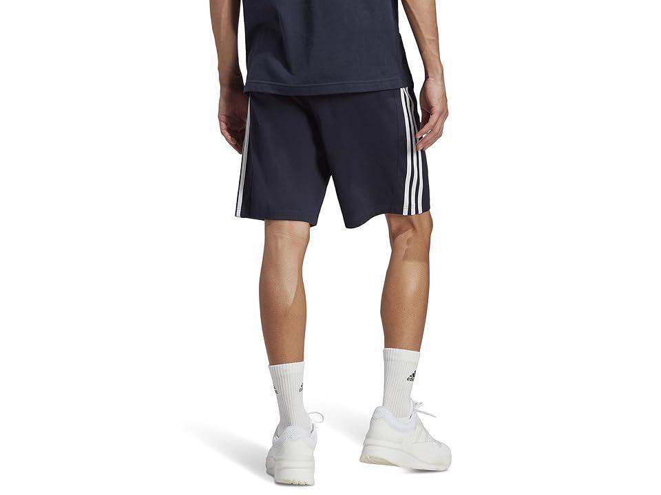 adidas Essentials 3-Stripes Single Jersey Shorts (Ink Men's Shorts Product Image