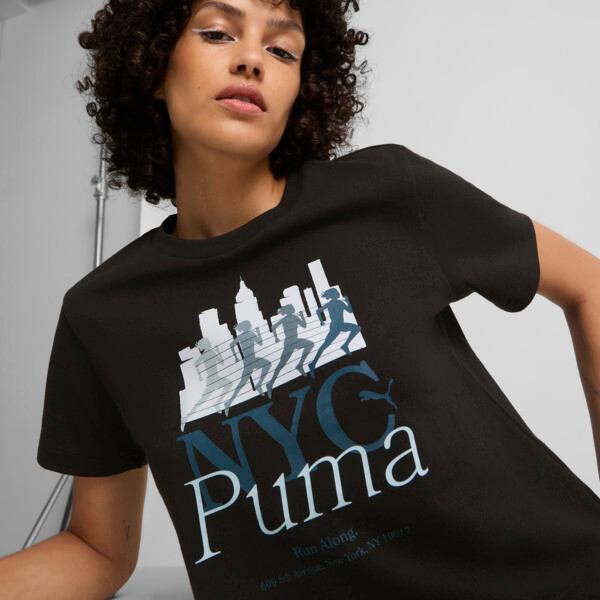 NYC Long Run Women's Cropped Tee Product Image