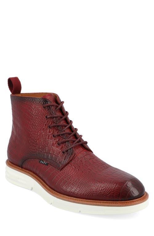 TAFT 365 Croc Embossed Leather Boot Product Image