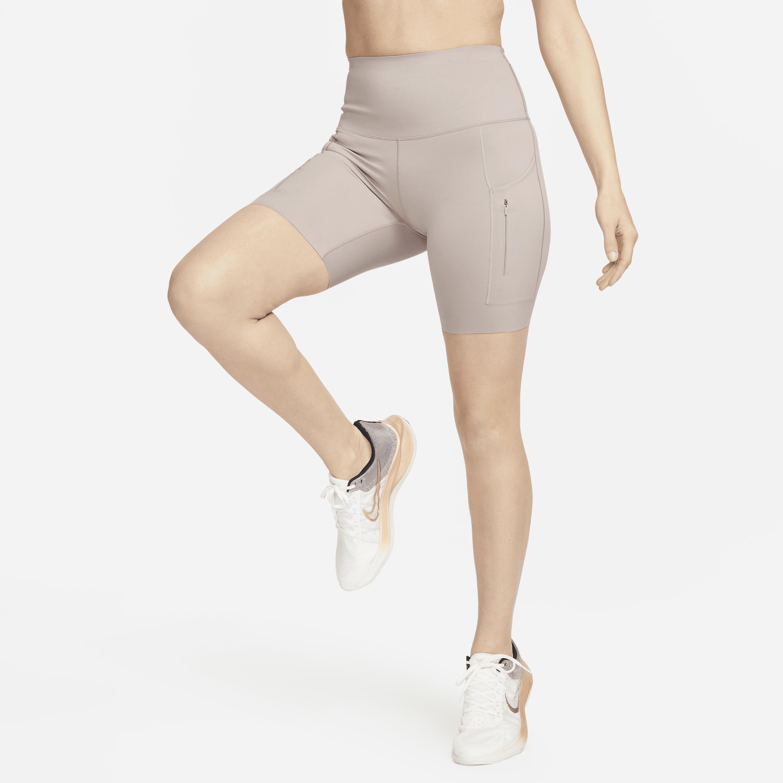 Nike Womens Go Firm-Support High-Waisted 8 Biker Shorts with Pockets Product Image