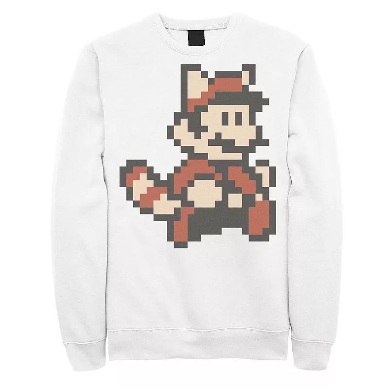 Mens Nintendo Super Mario 3 Flying Mario Sprite Sweatshirt Blue Product Image