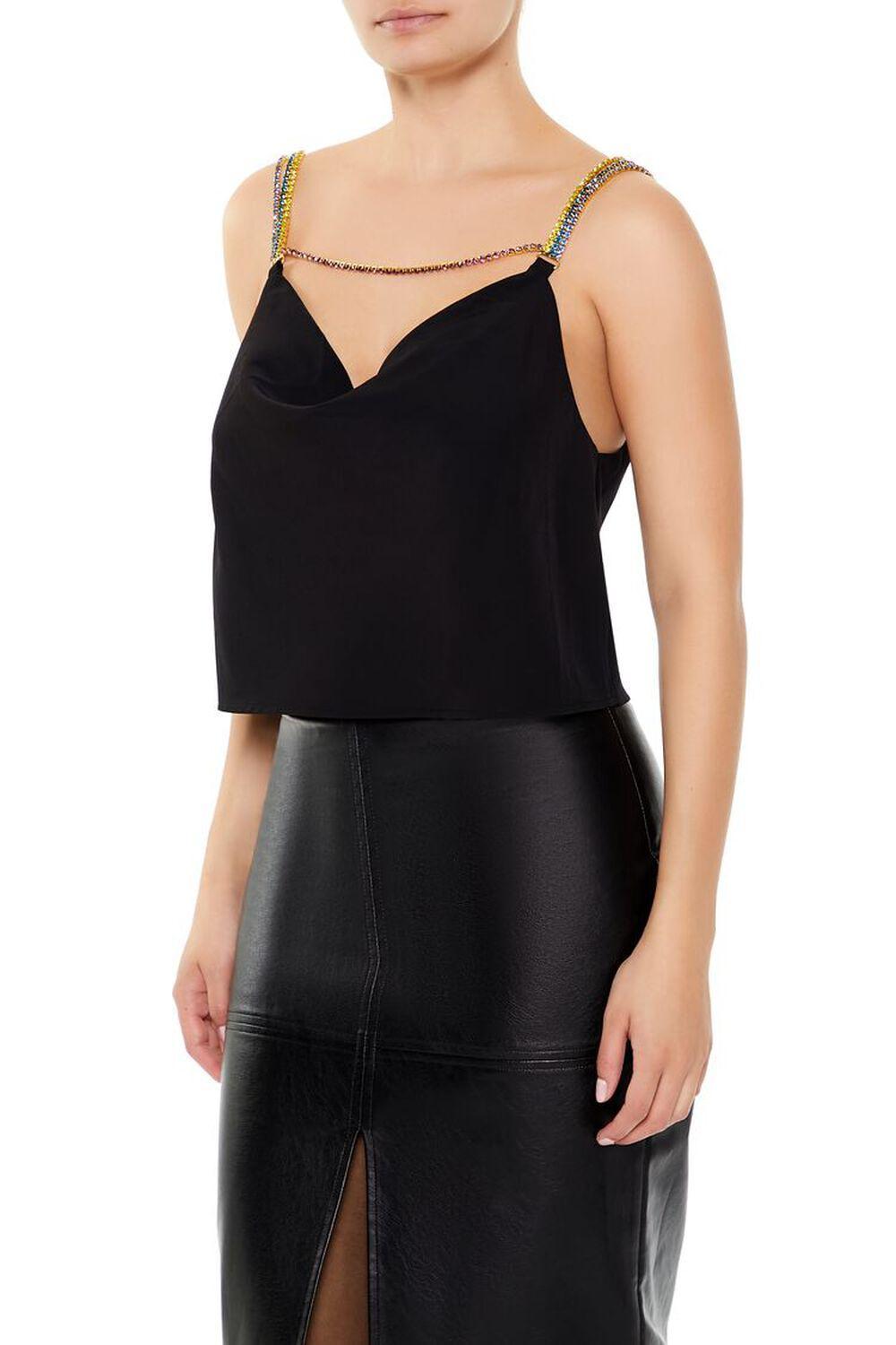 Rhinestone Chain Satin Cami | Forever 21 Product Image