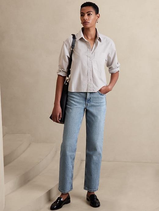 High-Rise Straight Jean Product Image