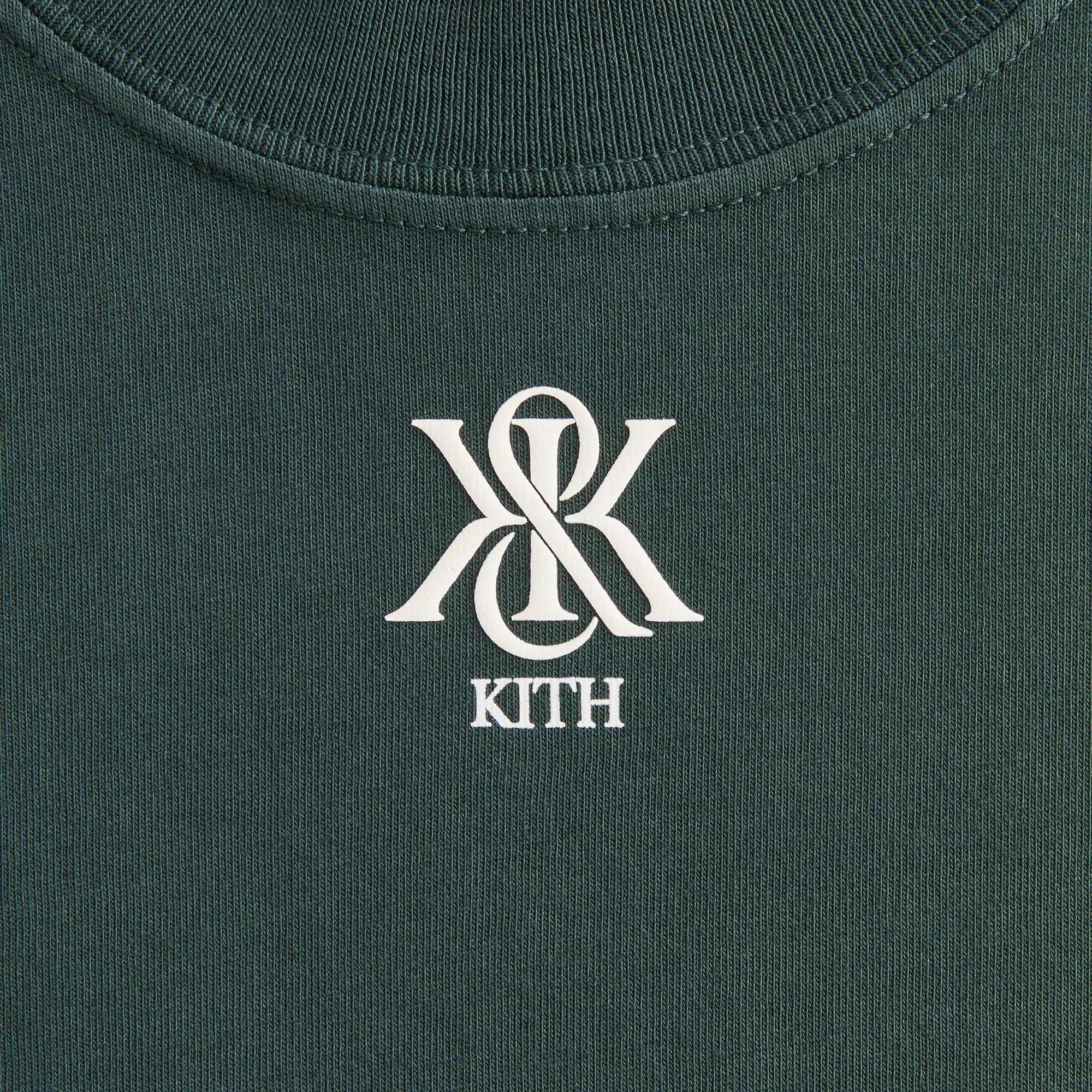 Kith Women Mock Neck Crest Vintage Tee - Stadium Female Product Image