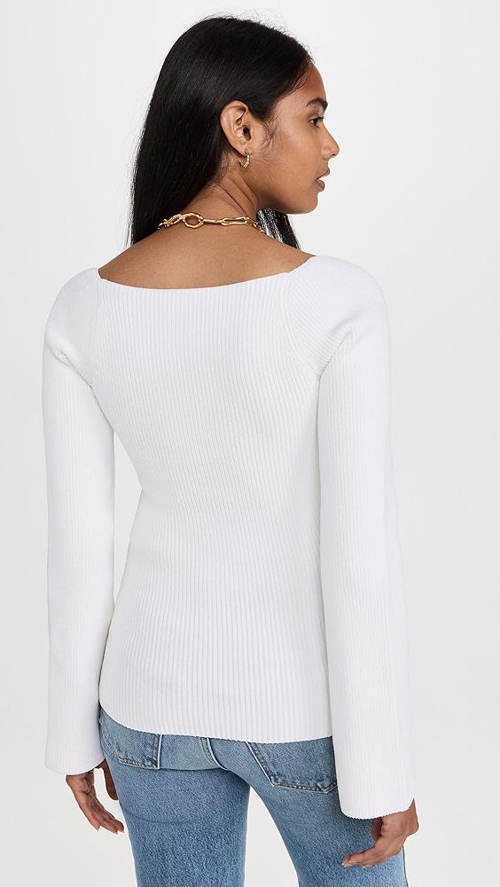 Pixie Market Chiara Bustier Knit Top | Shopbop Product Image