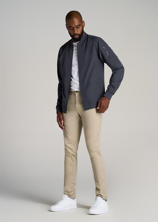 Bomber Jacket for Tall Men in Deep Slate Product Image