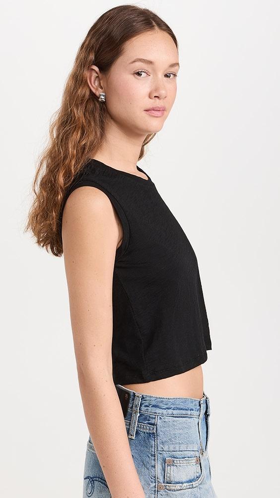 Goldie Sleeveless Crop Tee | Shopbop Product Image