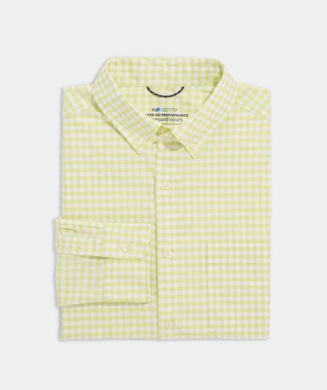 On-The-Go brrrº Gingham Shirt Product Image