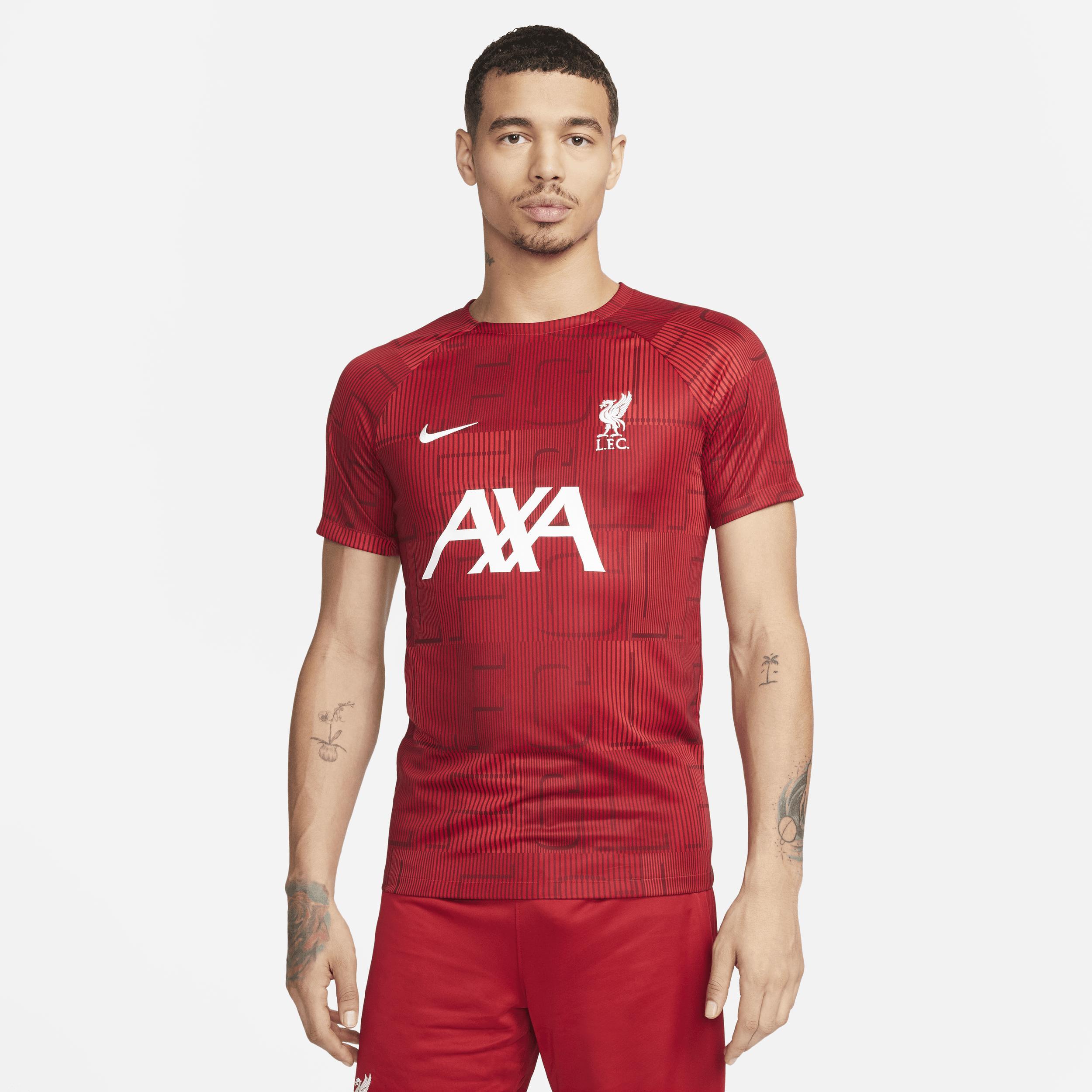 Mens Nike Red Liverpool 2023 Academy Pro Pre-Match Top - Red Product Image