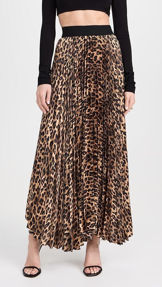 alice + olivia Katz Pleated Maxi Skirt | Shopbop Product Image