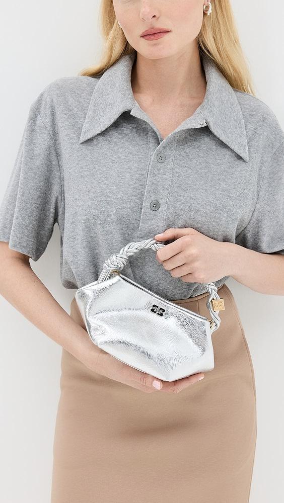 GANNI Ganni Bou Bag Mini Silver | Shopbop Product Image