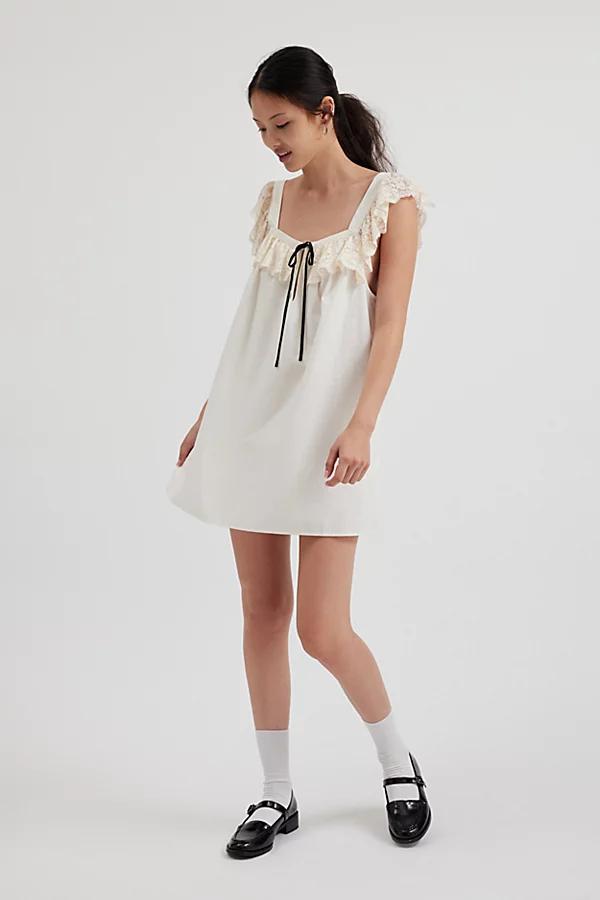 Kimchi Blue Rebecca Babydoll Mini Dress Womens at Urban Outfitters Product Image