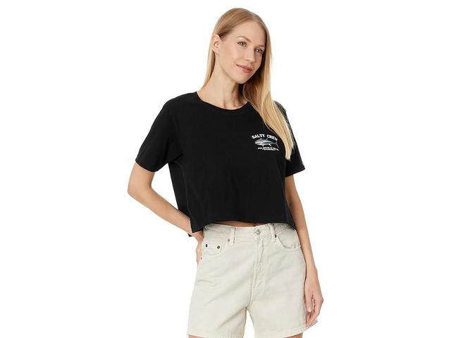 Salty Crew Big Blue Crop Tee Women's Clothing Product Image