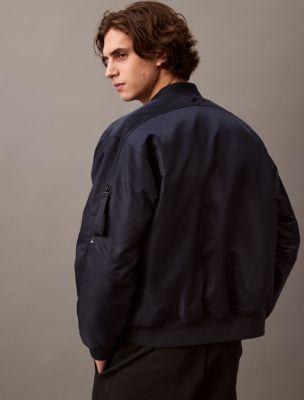 Nylon Padded Bomber Jacket Product Image