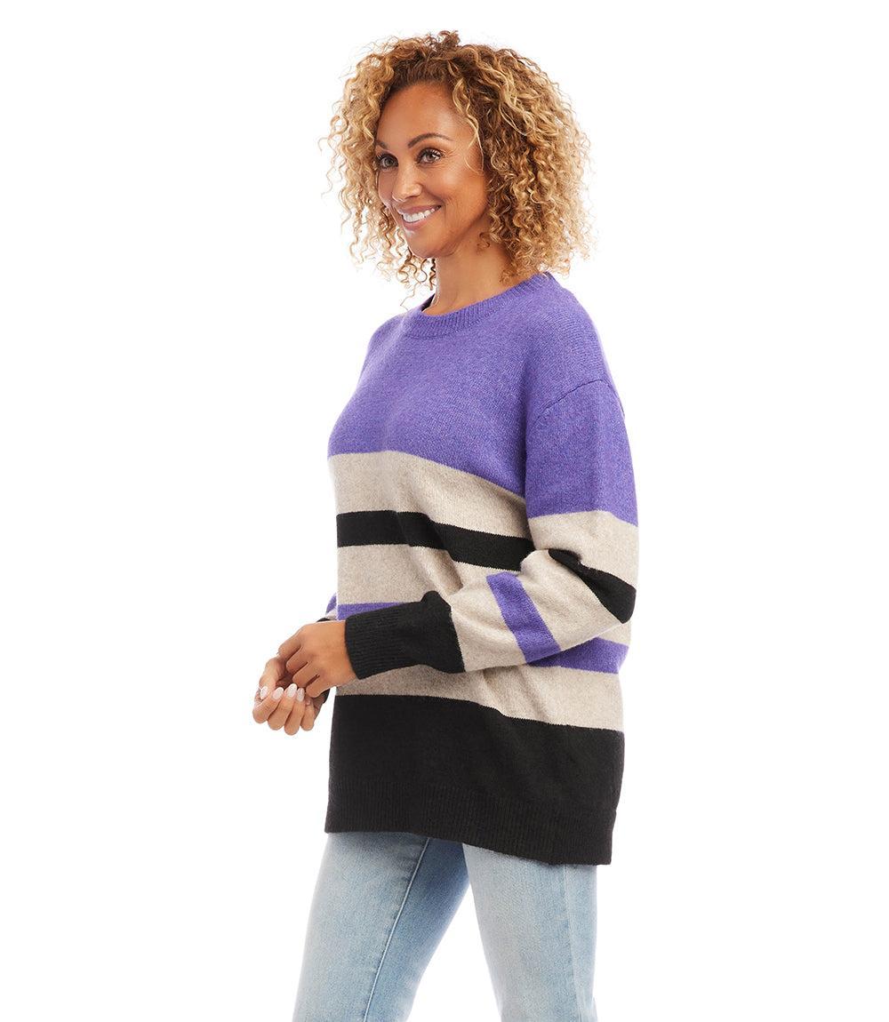 Karen Kane Stripe Sweater Product Image