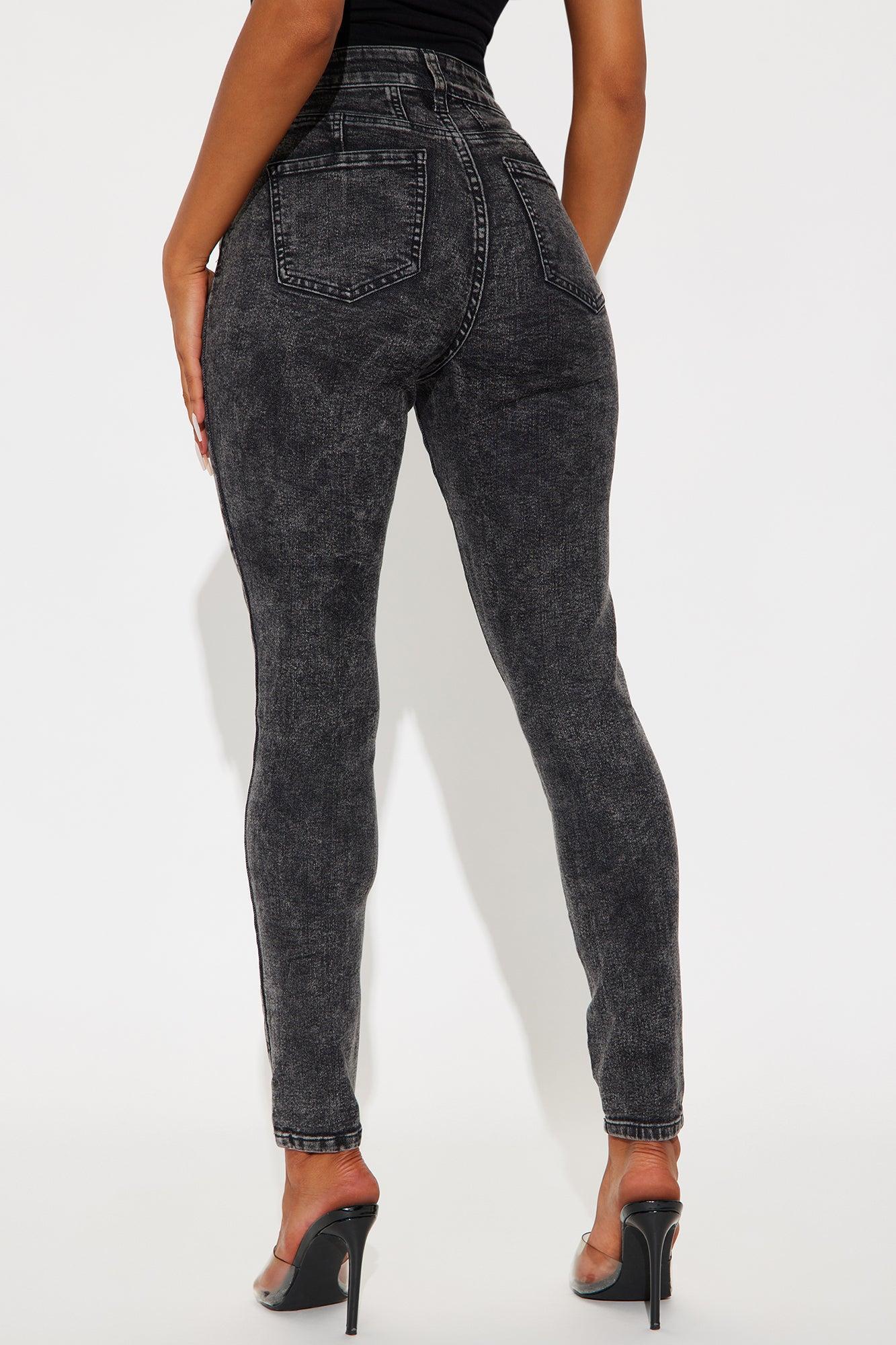 Standing On Business Skinny Jeans - Black Wash Product Image