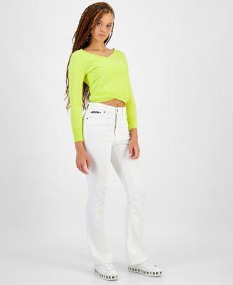 Dkny Jeans Boerum High Rise Flare Leg Jeans Product Image