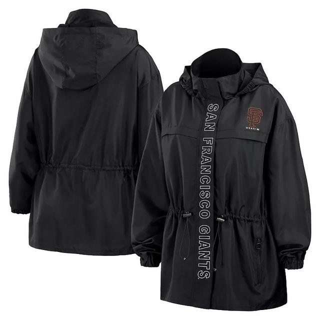 Womens WEAR by Erin Andrews San Francisco Giants Full-Zip Windbreaker Hoodie Jacket Product Image