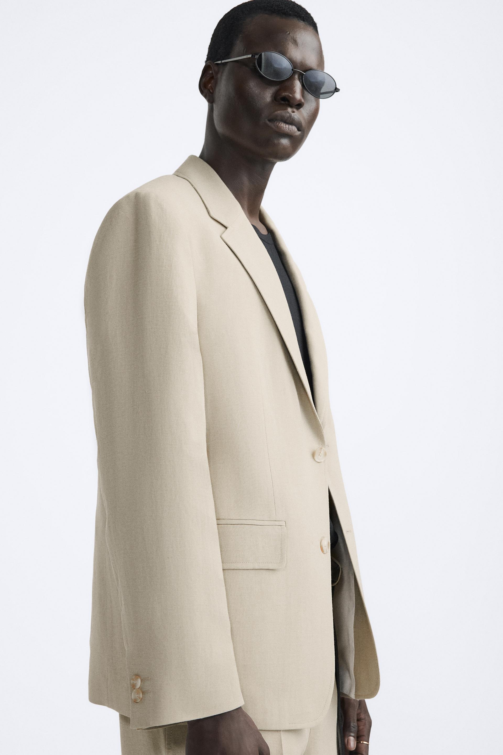 VISCOSE - LINEN SUIT JACKET Product Image