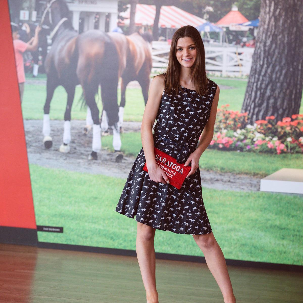 Horse Racing Flare Dress Product Image