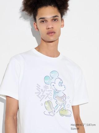 Mens Mickey Stands Ut (Short-Sleeve Graphic T-Shirt) White Small UNIQLO US Product Image