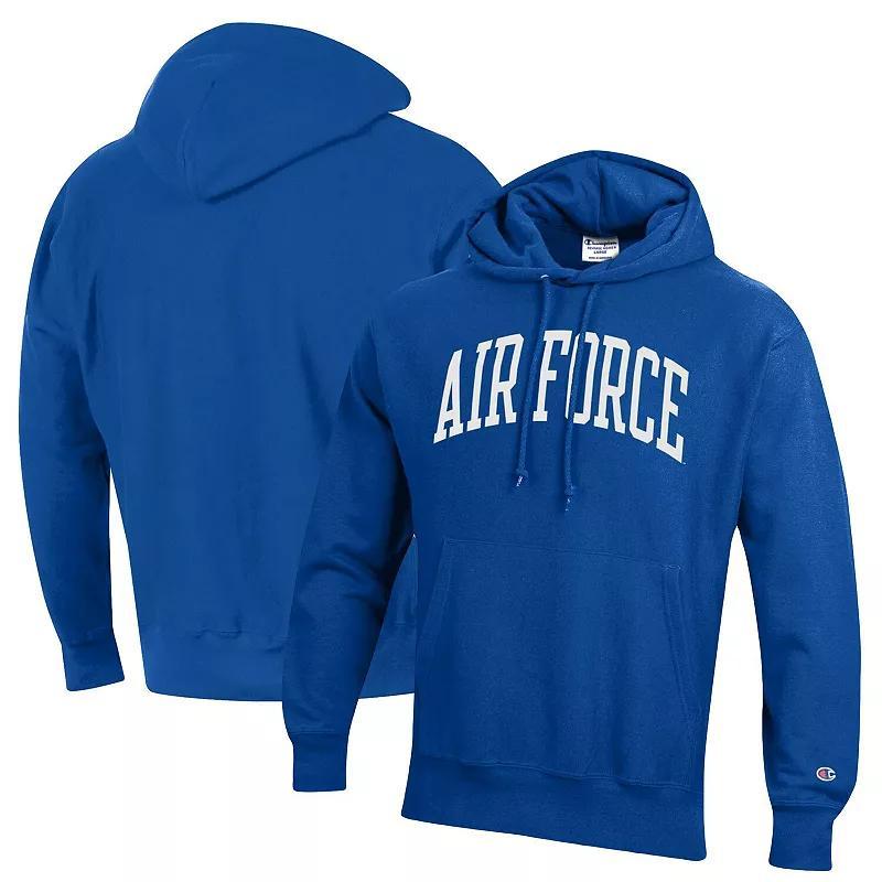 Mens Champion Royal Air Force Falcons Team Arch Reverse Weave Pullover Hoodie Product Image