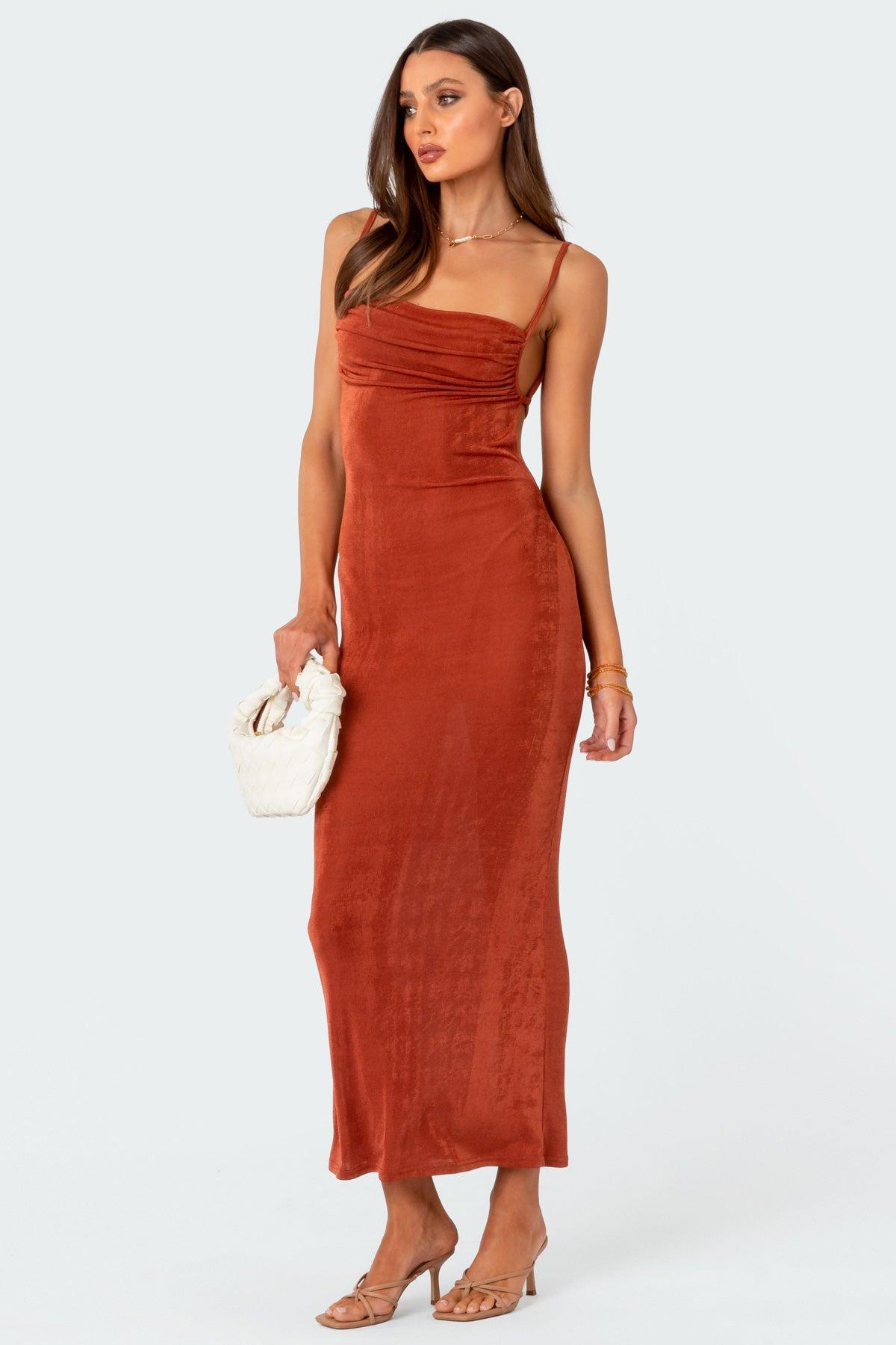 Clea Open Back Maxi Dress Product Image