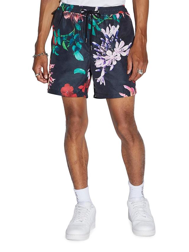 Mens Flower-Print Boardshorts Product Image