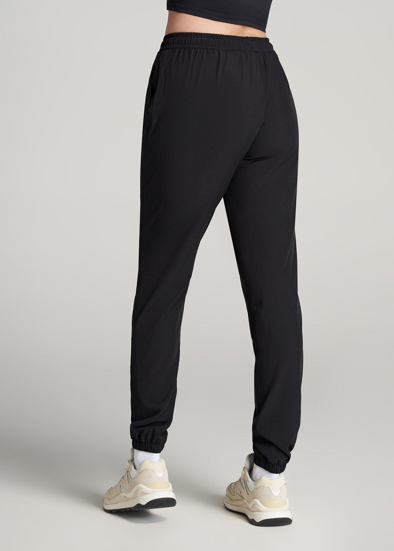 Hybrid Joggers for Tall Women in Black Female Product Image