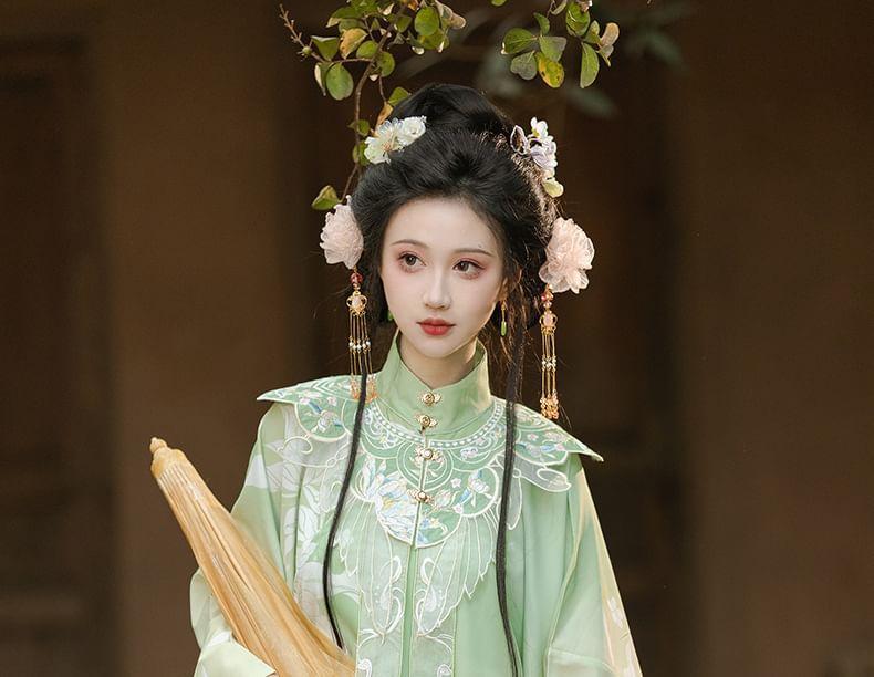 Floral Hanfu Costume Set Product Image