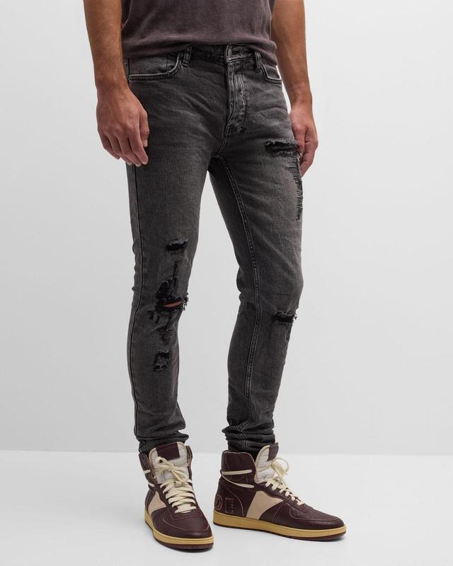 Mens Van Winkle Angst Trashed Skinny Jeans Product Image