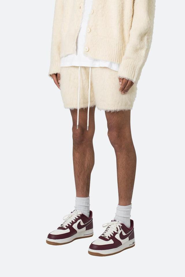 Fuzzy Sweatshorts - Off White Product Image