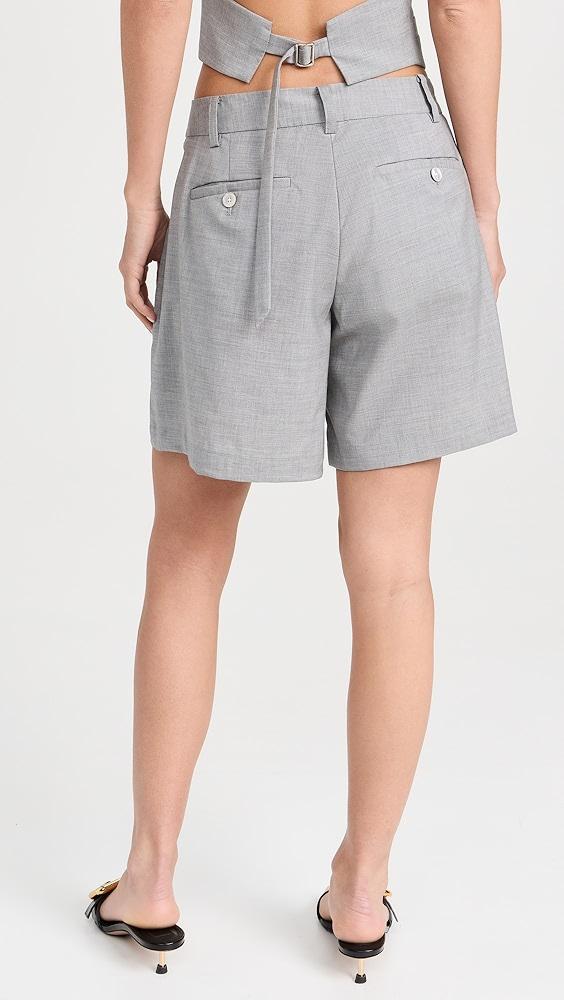 Marissa Webb Bailey Pleated Wool Shorts | Shopbop Product Image