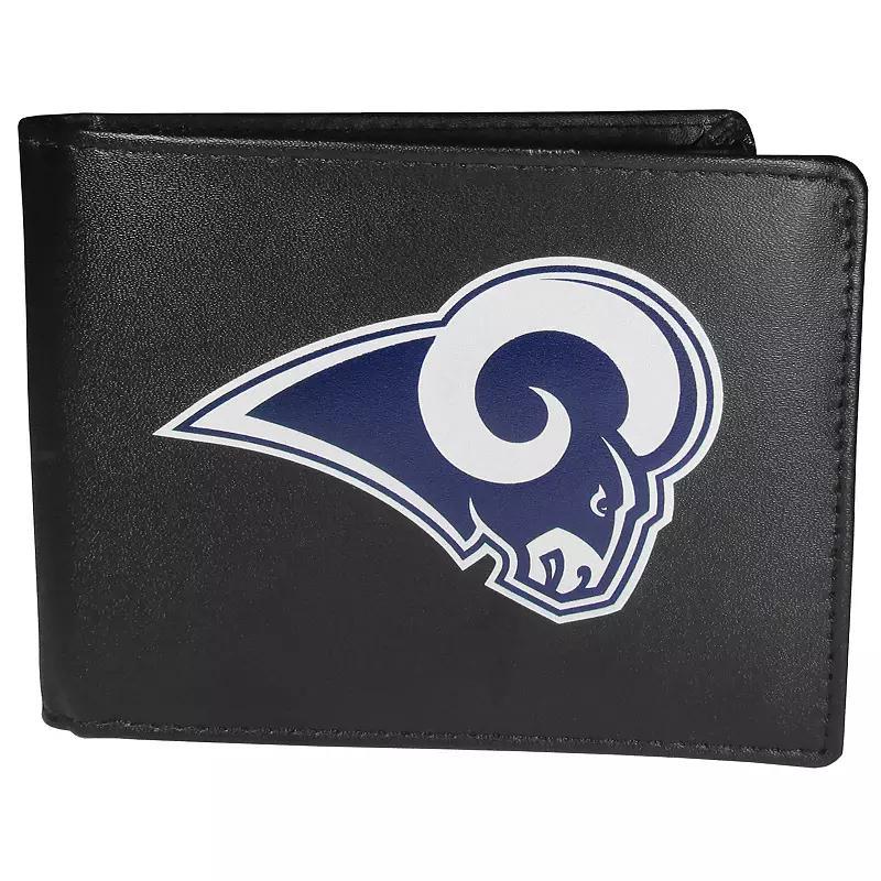 Mens Los Angeles Rams Leather Bi-Fold Wallet Product Image