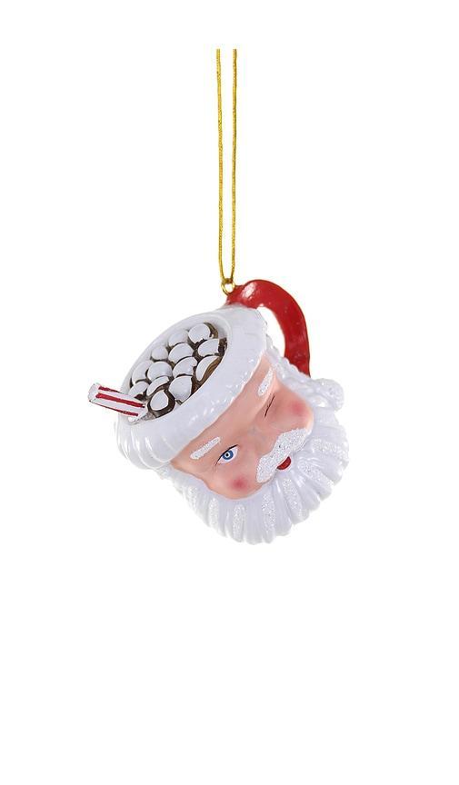 DÉCORATION SMALL SANTA MUG ORNAMENT Product Image