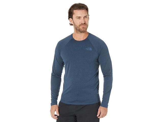 The North Face EA Big Pine Long Sleeve Crew (Shady Heather) Men's Clothing Product Image