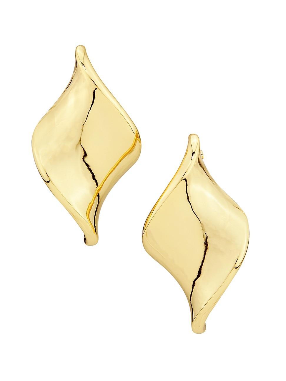 Womens Hailey 14K-Gold-Plated Drop Earrings Product Image