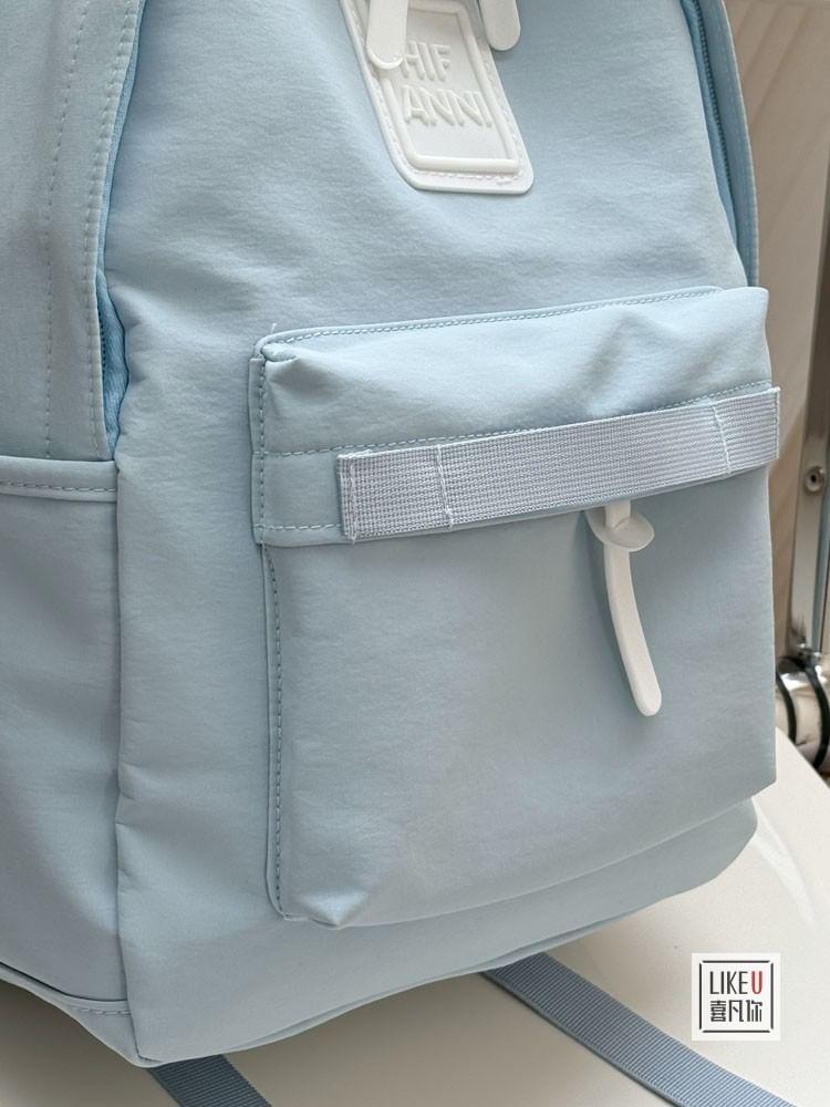 Lettering Canvas Backpack Product Image