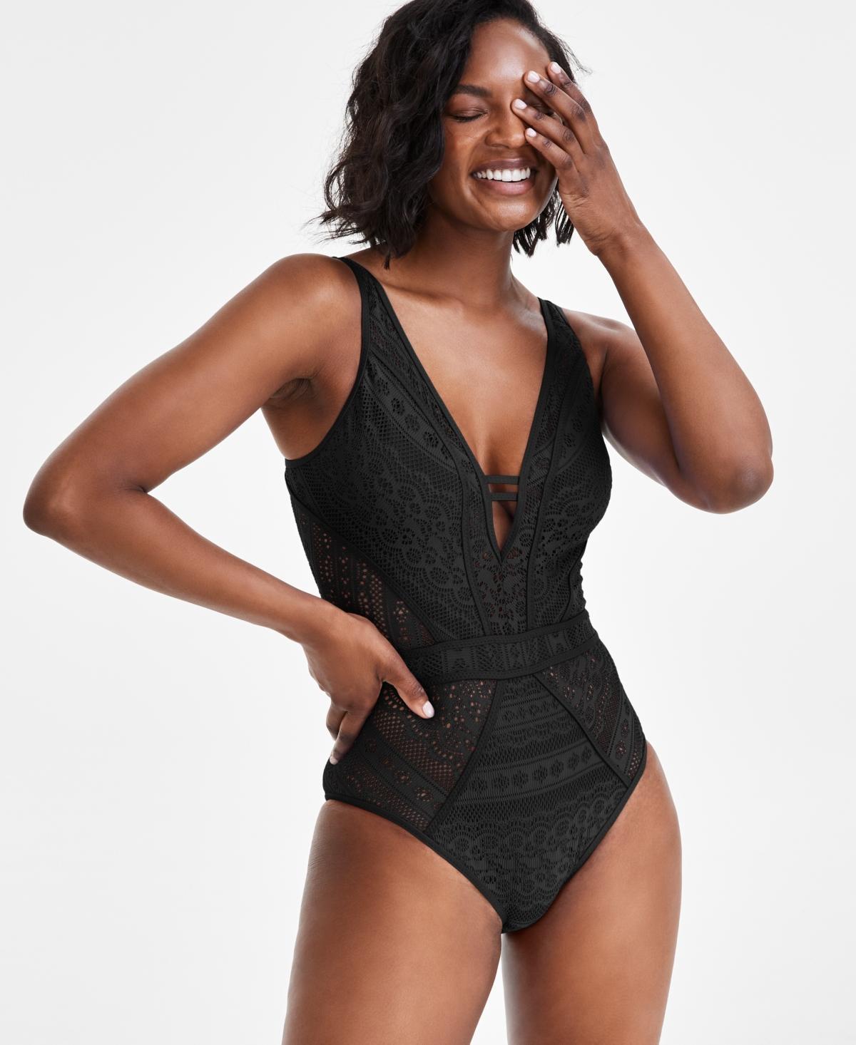 Becca Color Play Lace One-Piece Swimsuit Product Image