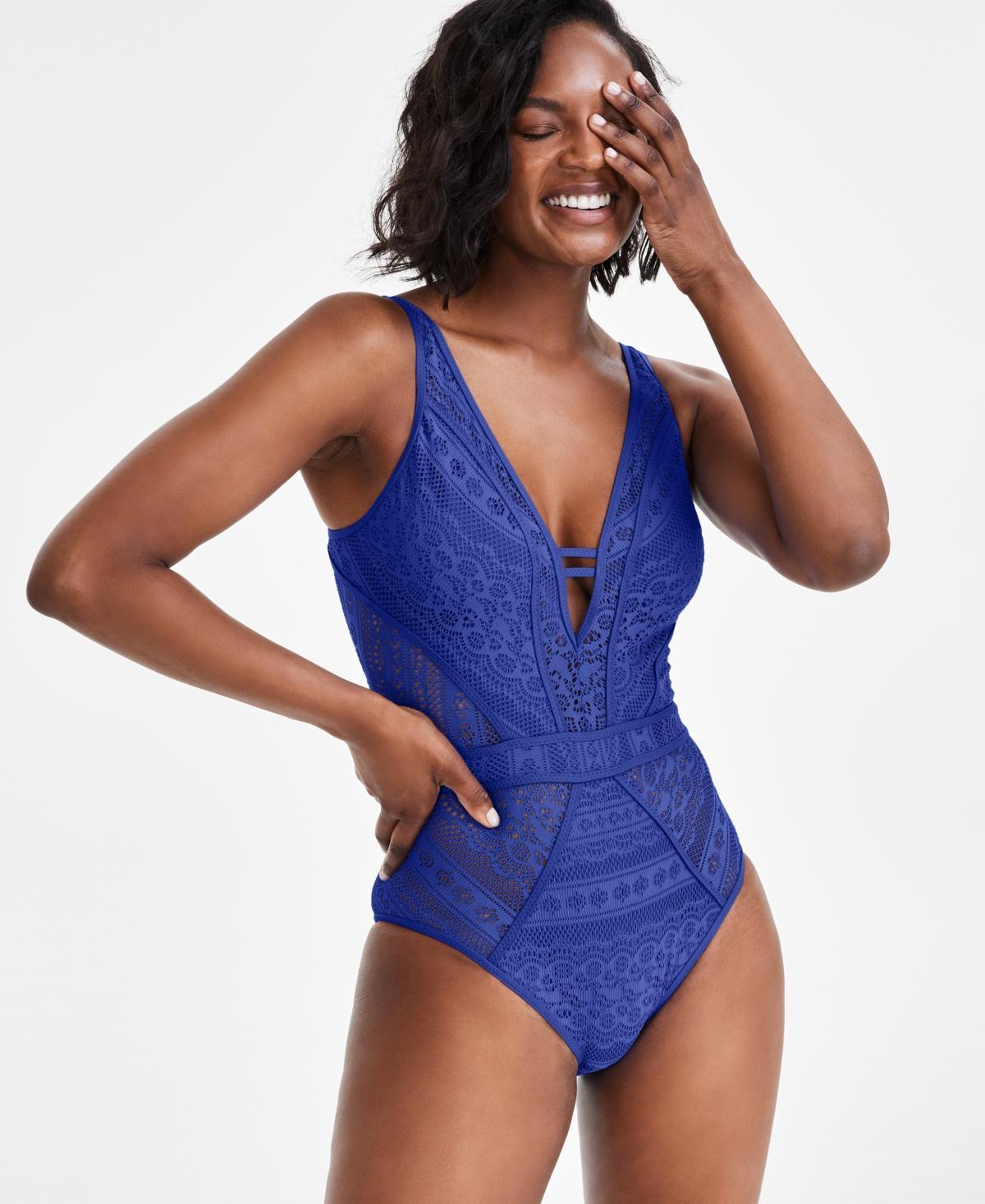 Becca Color Play Lace One-Piece Swimsuit Product Image